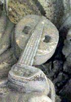 La représentation, pilier central ouest, face nord, 4e haut relief